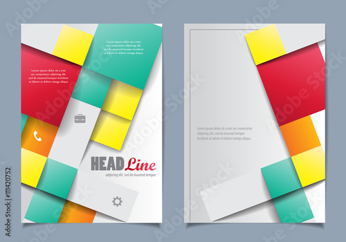 Cover Design - Vector Illustration, Graphic Design. Modern Concept