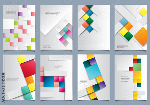 Cover Design Set - Vector Illustration, Graphic Design. Modern Concept