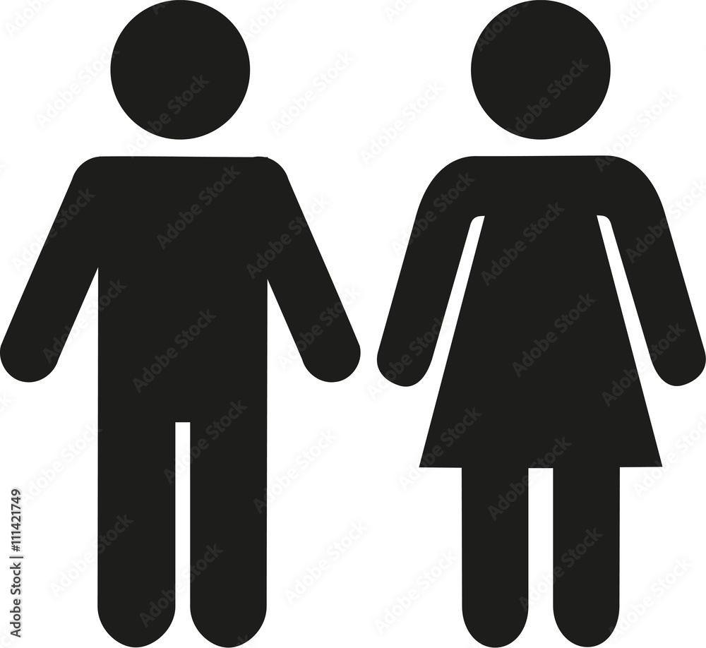 Man woman small pictogram Man woman small pictogram