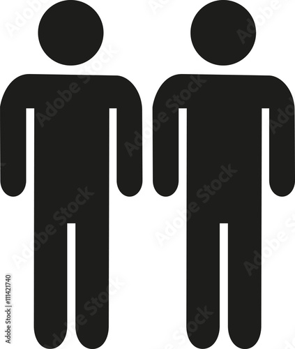 Gay couple pictogram