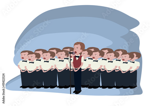 boys choir cartoon
