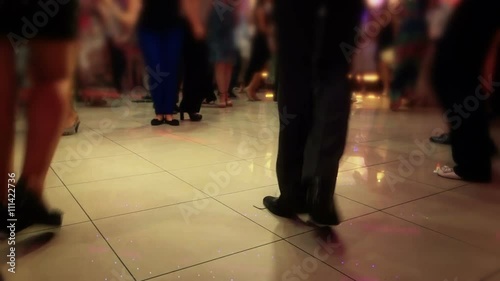 People Dancing Native Balkan Dance