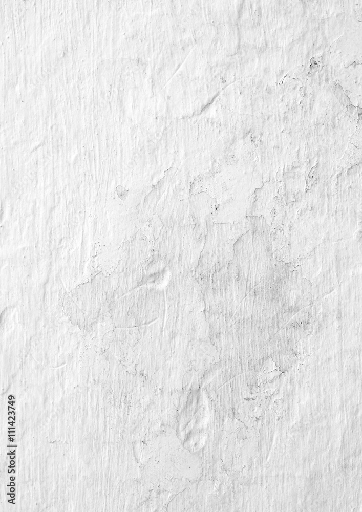Obraz premium Texture of rough white wall
