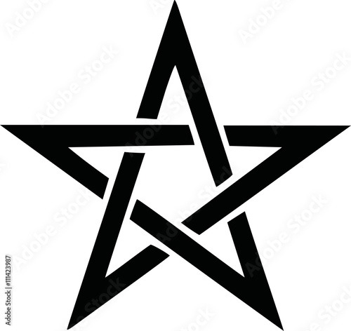 Pentagram symbol photo