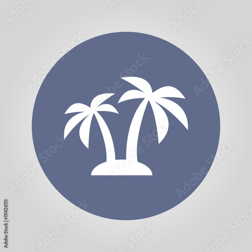 palm icon. Vector Eps 10
