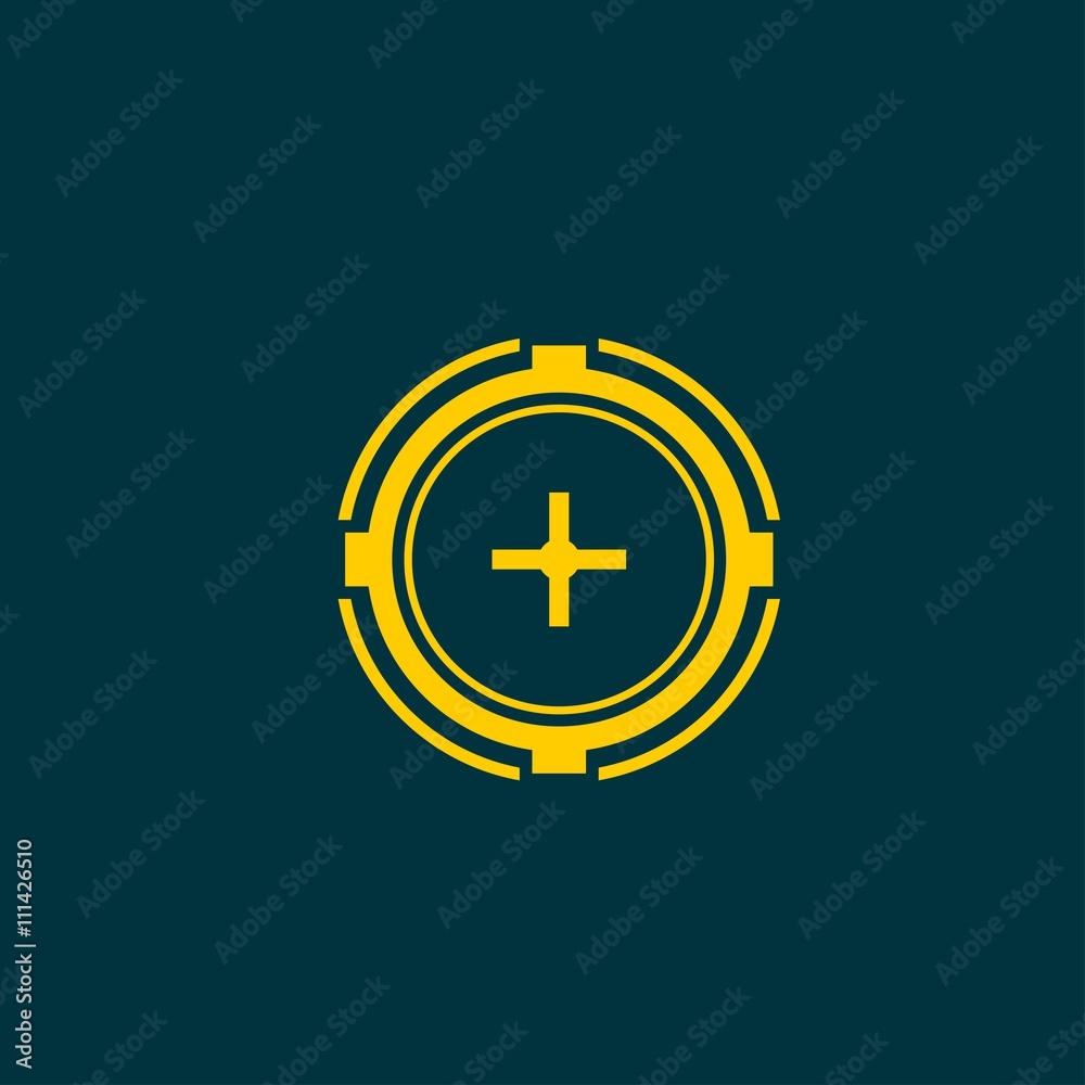 Fototapeta premium Aim icon