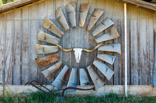 Texas barn art