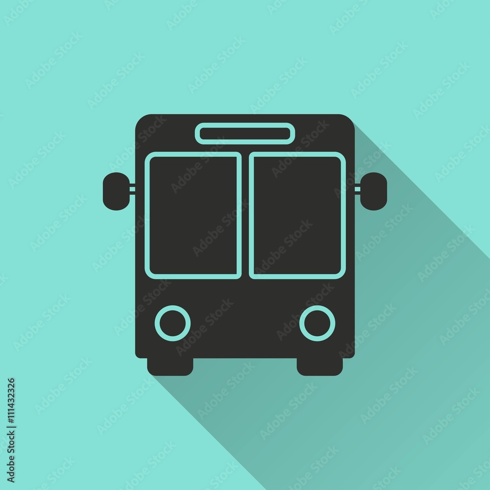 Bus vector icon. Bus vector icon.