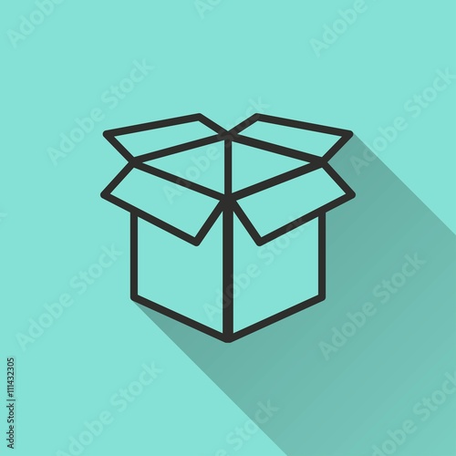 Box vector icon.