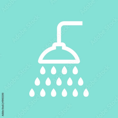 Shower - vector icon.