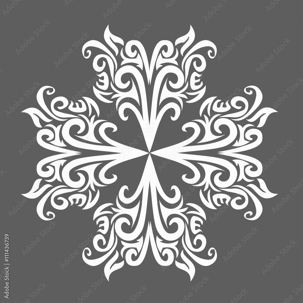 ornament In flower style