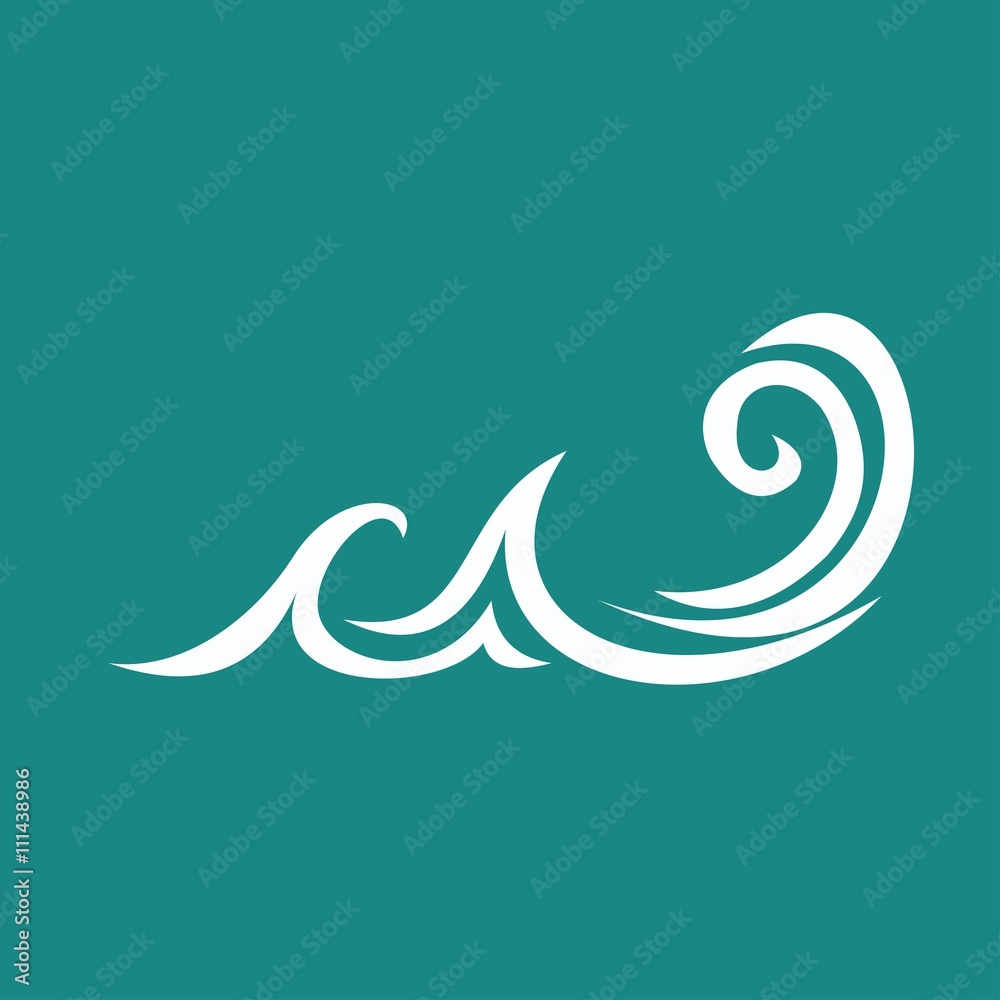 Obraz premium Wave icon