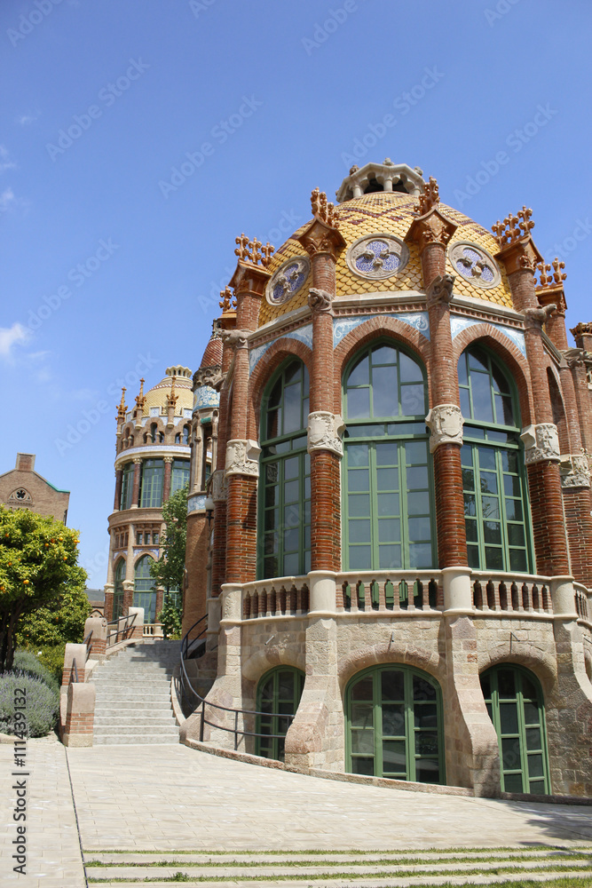 Naklejka premium Больница Святого Павла и Креста в Барселоне