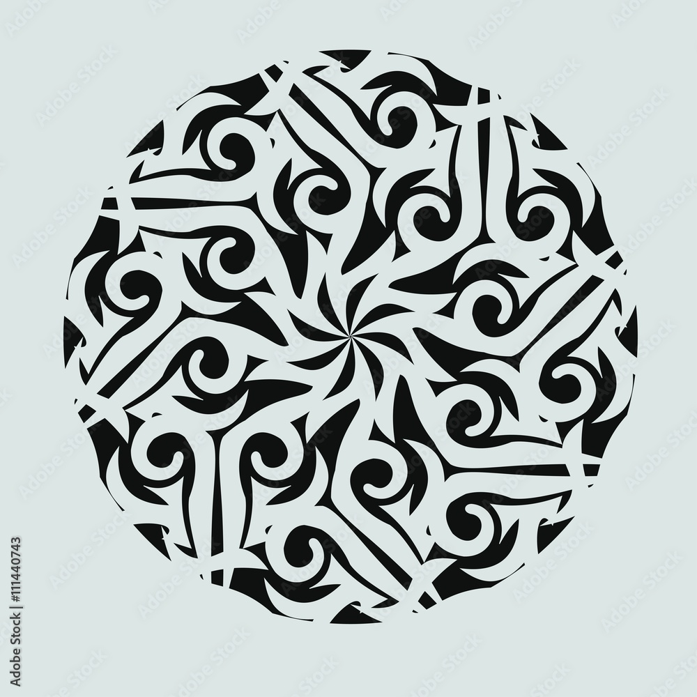 Fototapeta premium vector ornament In flower style