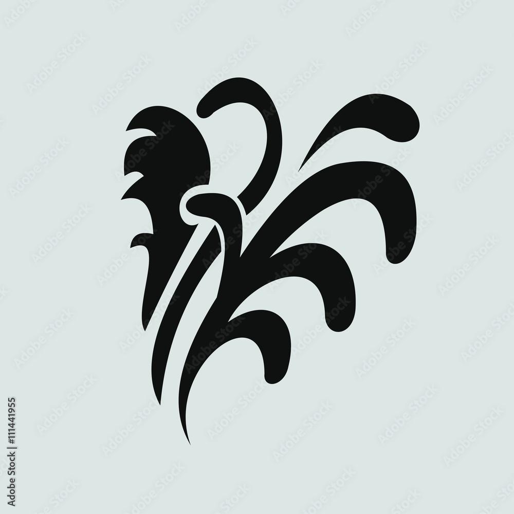 vector ornament In flower style vector ornament In flower style