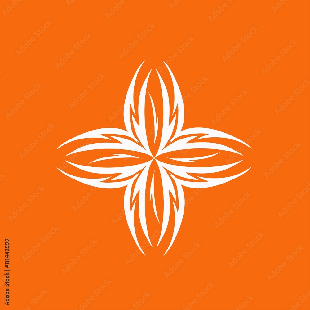 vector ornament In flower style