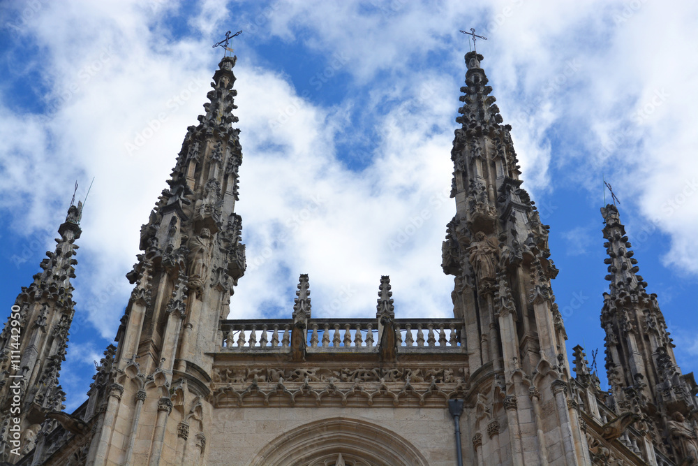 agujas de la Catedral de Burgos