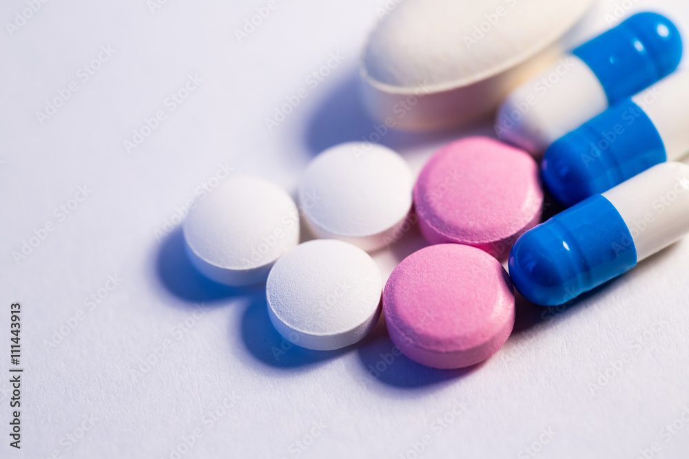 Pills macro. Pills macro.