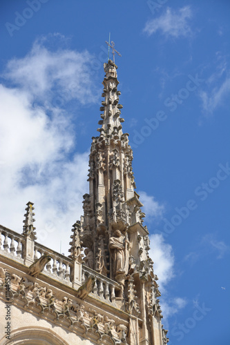 gárgolas en las agujas de la Catedral de Burgos