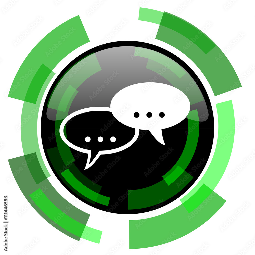 forum icon, green modern design isolated button, web and mobile app design illustration forum icon, green modern design isolated button, web and mobile app design illustration