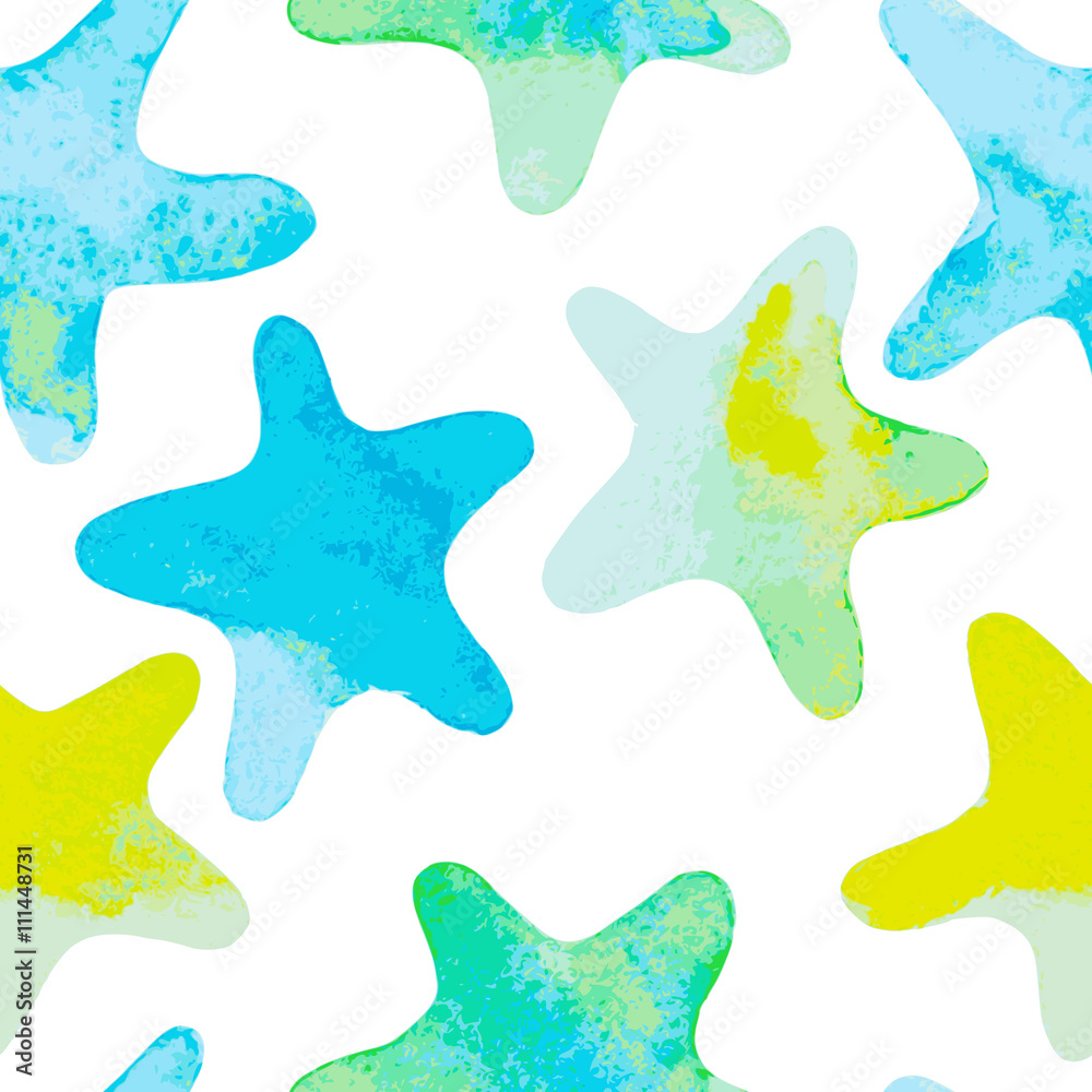 Abstract background with sea stars Abstract background with sea stars