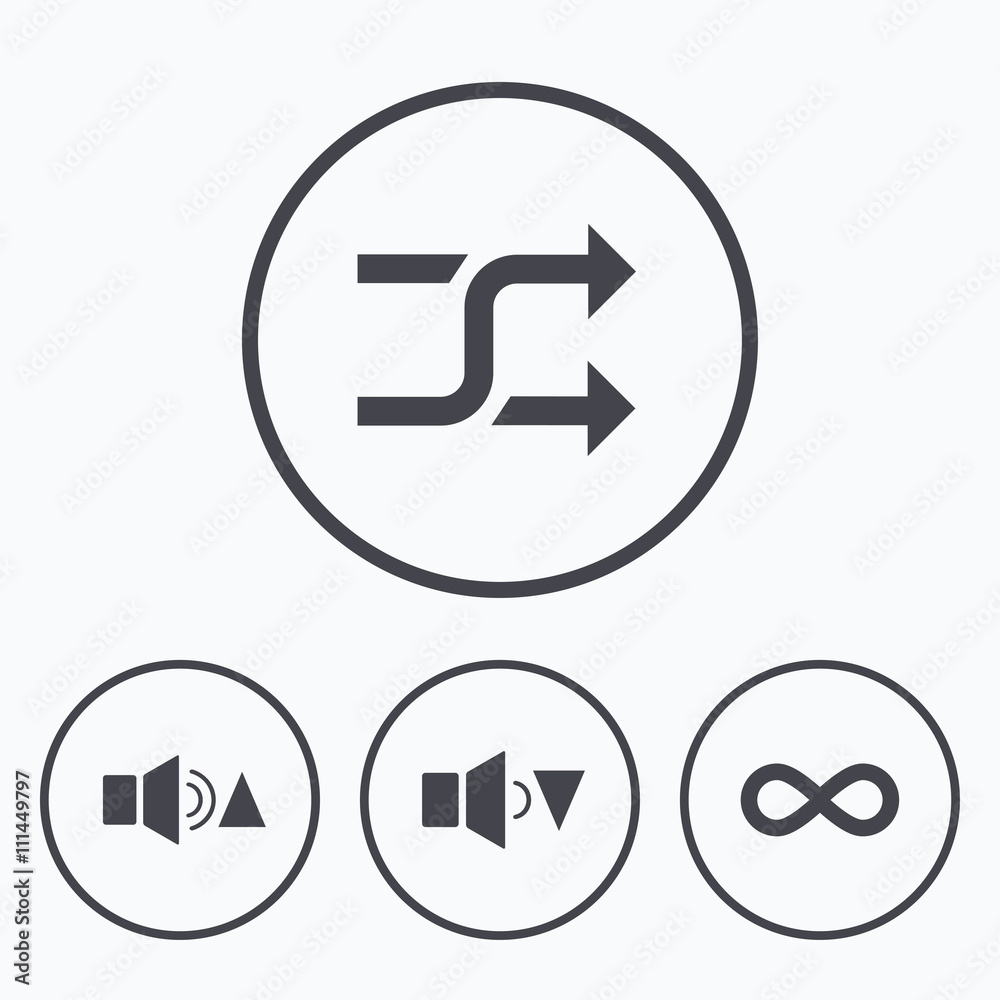 Player control icons. Sound louder and quieter. Player control icons. Sound louder and quieter.