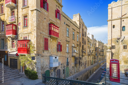 Streetview of Valletta, Malta