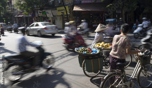 Busy Hanoi Streets