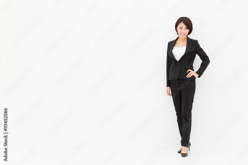 asian businesswoman isolated on white background asian businesswoman isolated on white background