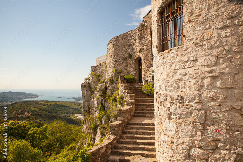 View of the St. Servolo castle