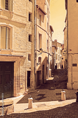 Fototapeta Naklejka Na Ścianę i Meble -  old town streets - Montpellier - France