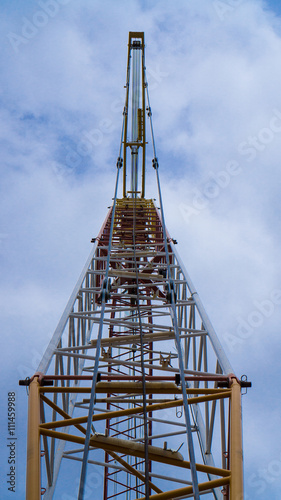 Crane Against Sky