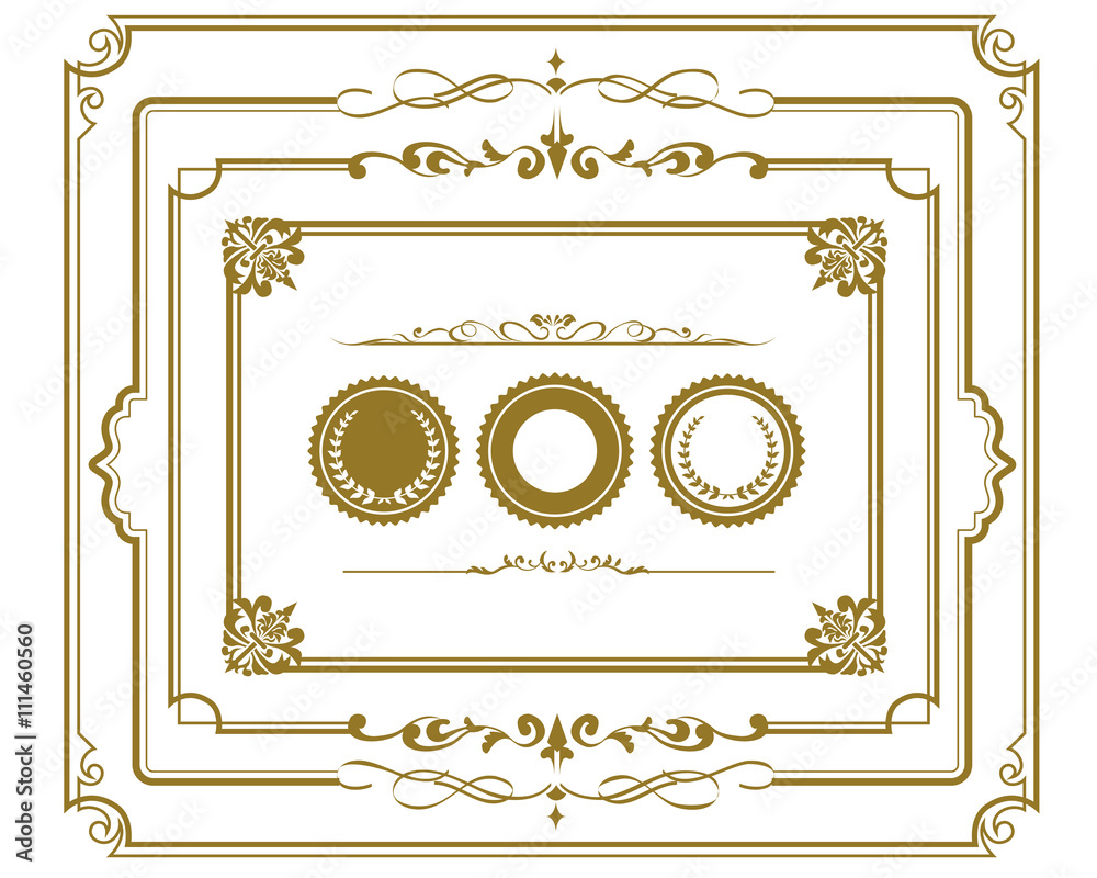Obraz premium frame set Vector 