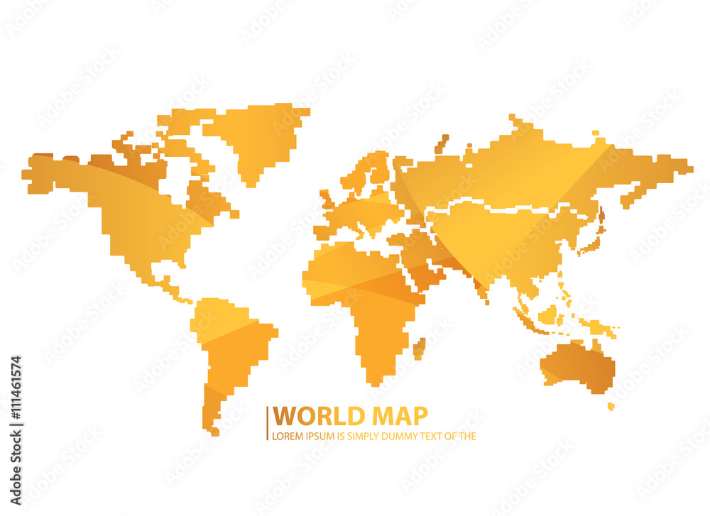 Obraz premium World map 
