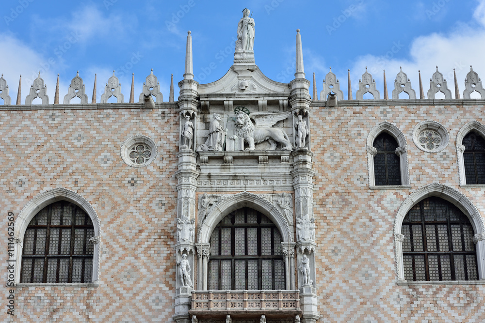 Fassade des Dogenpalastes | Venedig 
