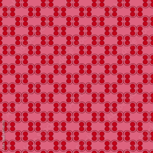 Seamless pattern in red and pink hues