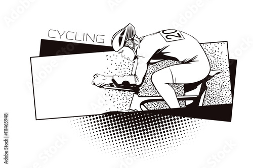 Summer kinds of sports. Cycling