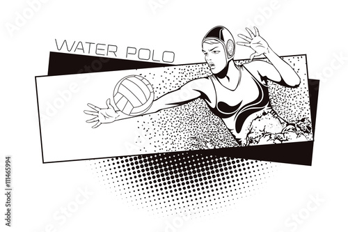Summer kinds of sports. Water polo