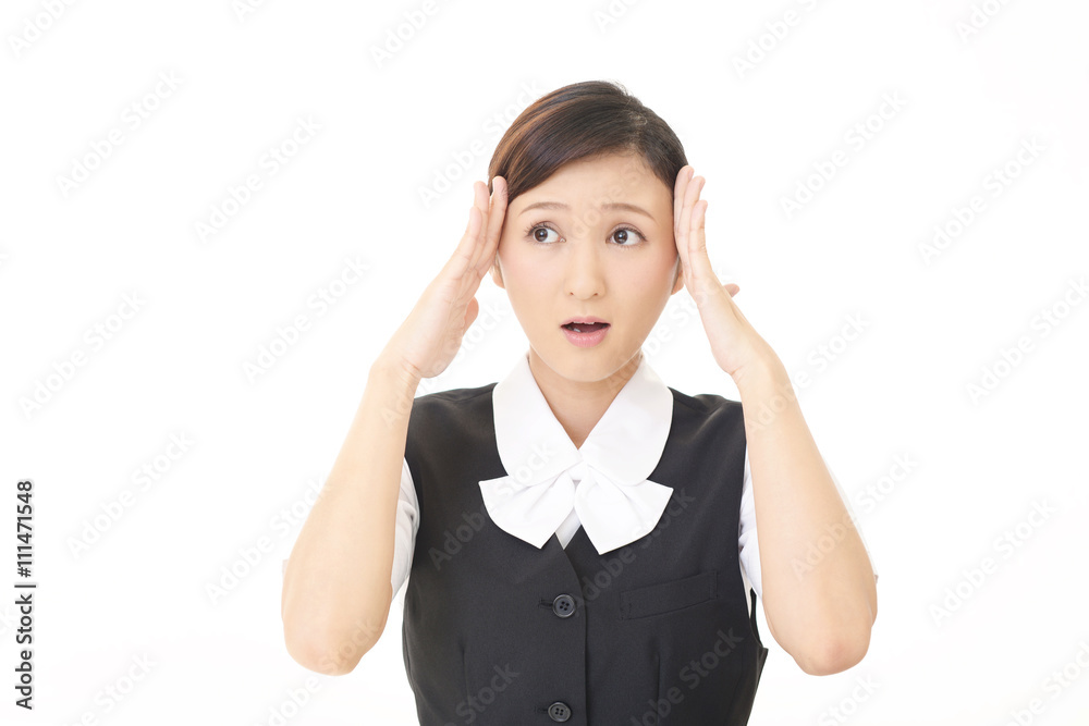 困惑するビジネスウーマン