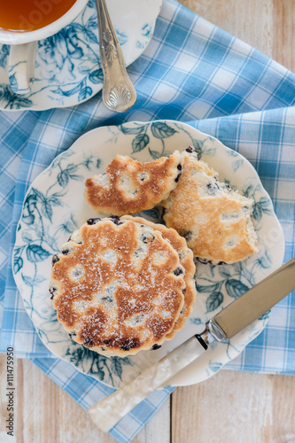 Griddle cakes or Welsh cakes photo