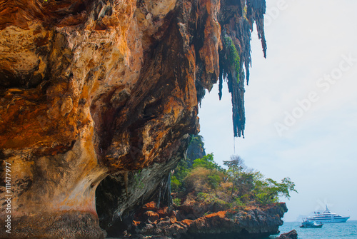 Phra Nang Cave. Peninsula of Railay. Krabi, Thailand. photo