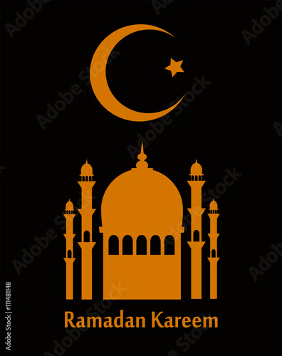 Ramadan Kareem beautiful greeting card