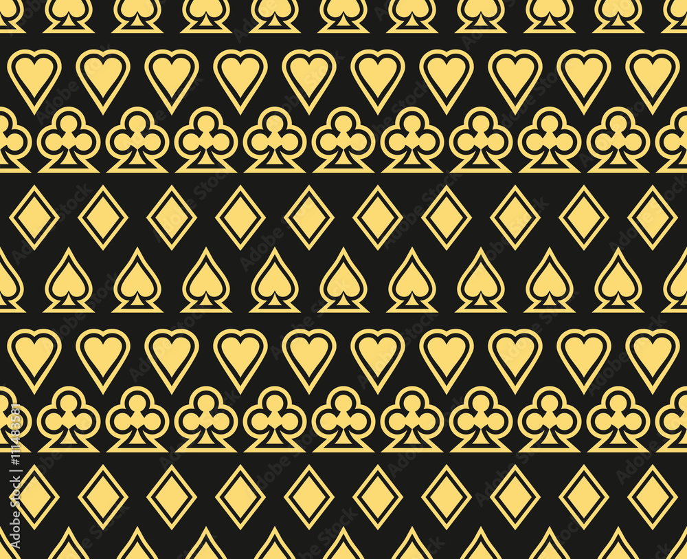 Vector background with casino design elements Vector background with casino design elements