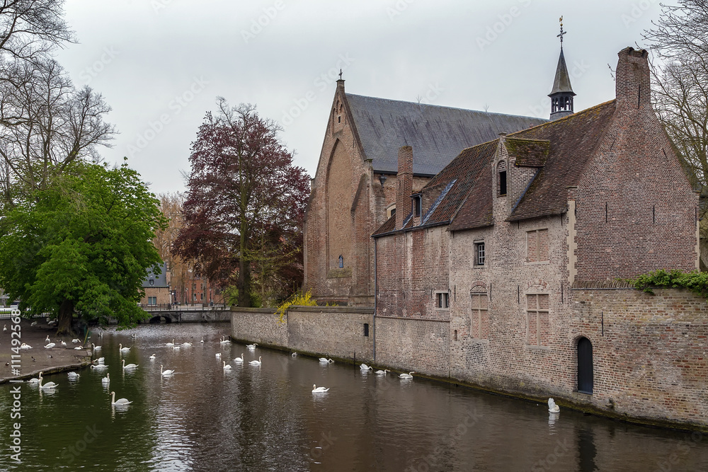 Obraz premium Lake of Love, Bruges, Belgium
