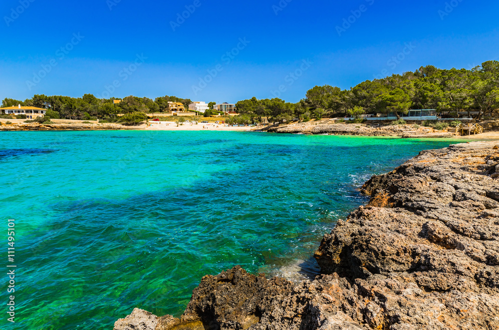 Majorca seaside coast of Portocolom