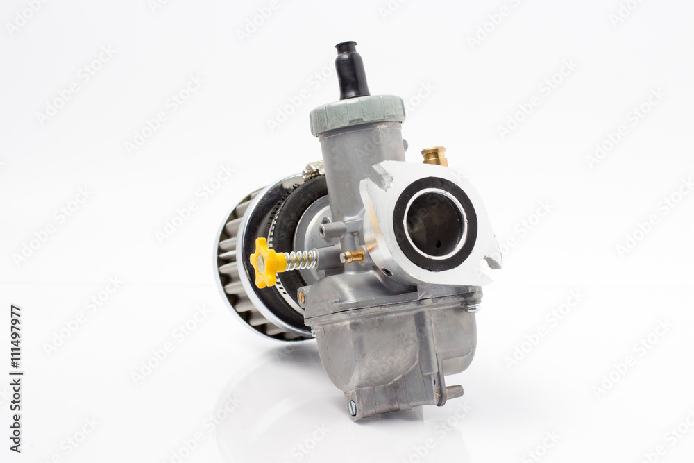 Carburetor and air filter isolated