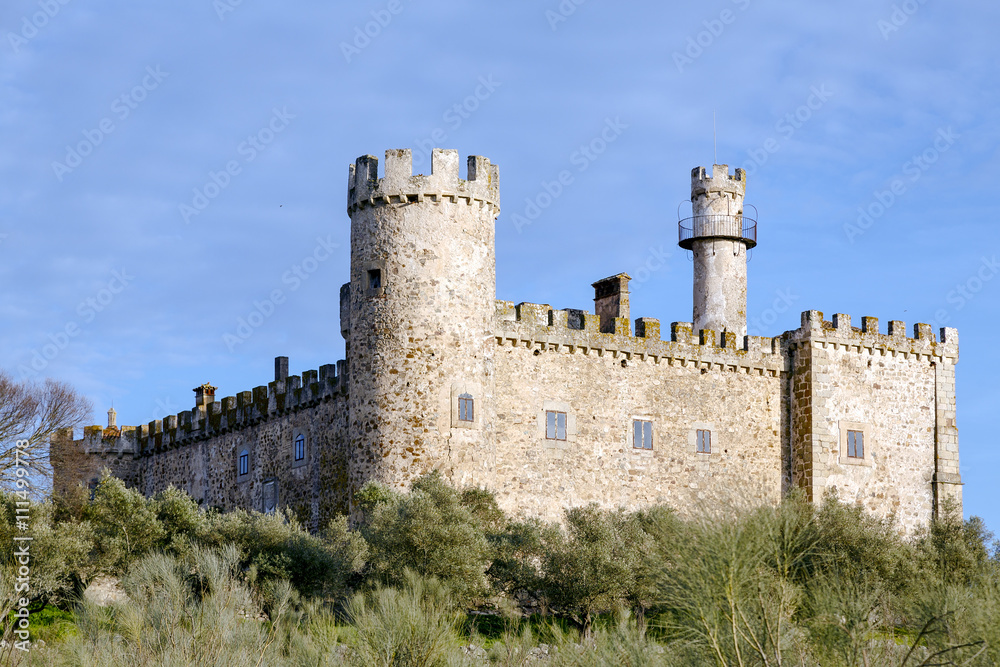 Aldea del Cano Castle Caceres province of Caceres, Spain