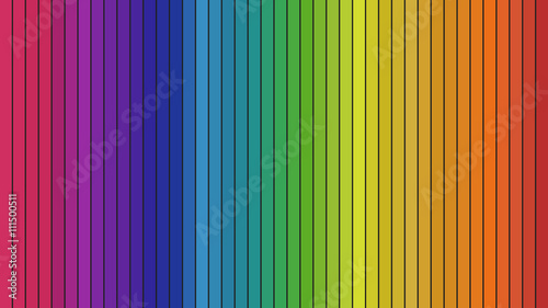 Spectrum. Vertical,columns in different colors. 