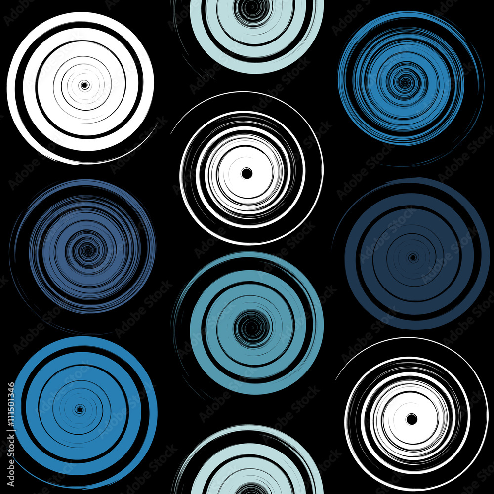 Vector geometric seamless pattern. Brush strokes, swirl. Hand drawn grunge texture. Abstract forms. Endless texture can be used for printing onto fabric or paper Vector geometric seamless pattern. Brush strokes, swirl. Hand drawn grunge texture. Abstract forms. Endless texture can be used for printing onto fabric or paper