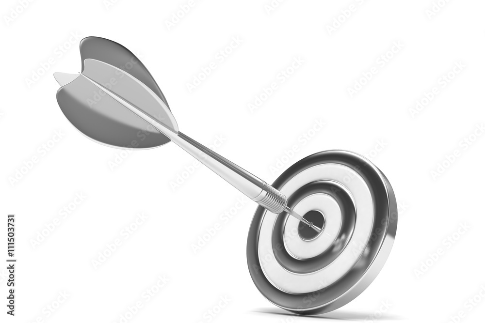 arrow darts in target. 3d rendering. arrow darts in target. 3d rendering.